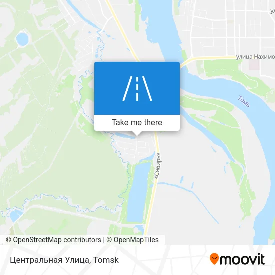 Центральная Улица map