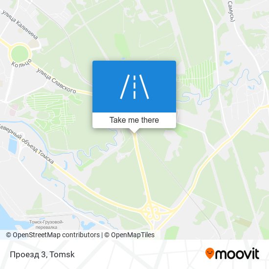 Проезд 3 map