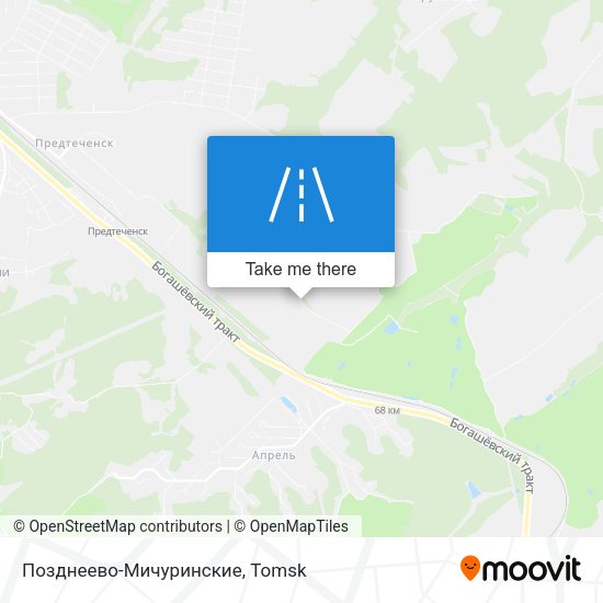 Позднеево-Мичуринские map