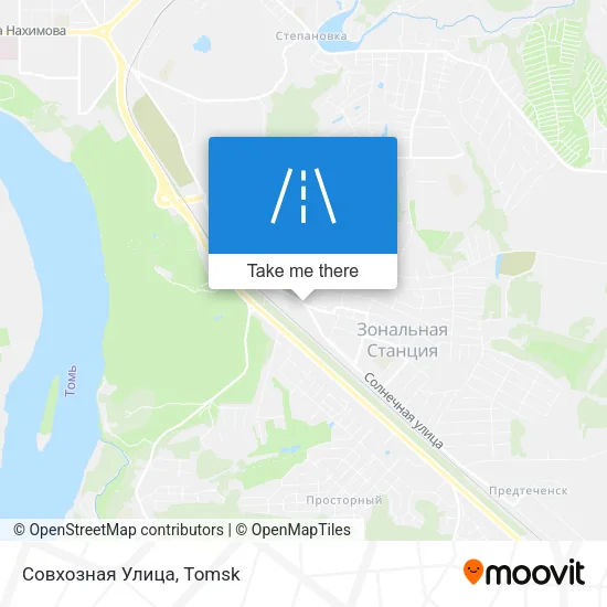 Совхозная Улица map