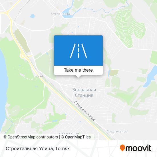 Строительная Улица map