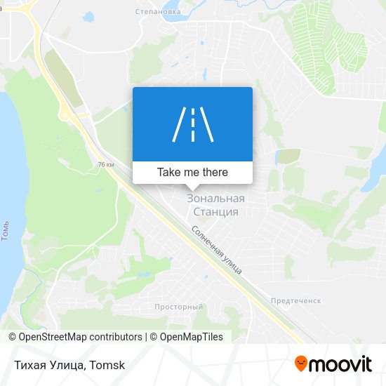 Тихая Улица map