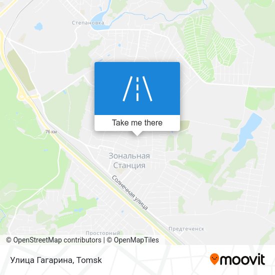 Улица Гагарина map