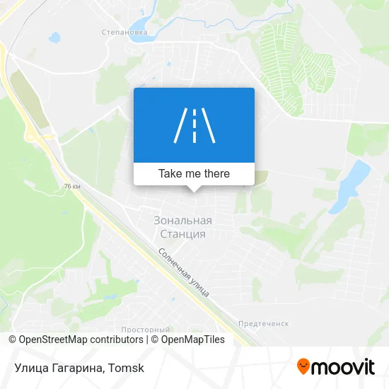 Улица Гагарина map