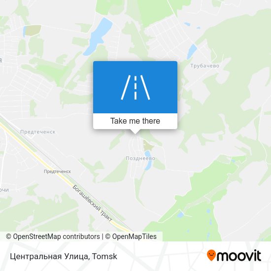 Центральная Улица map
