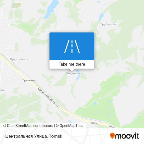 Центральная Улица map