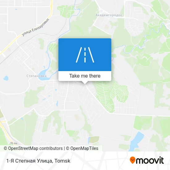 1-Я Степная Улица map