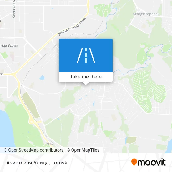 Азиатская Улица map