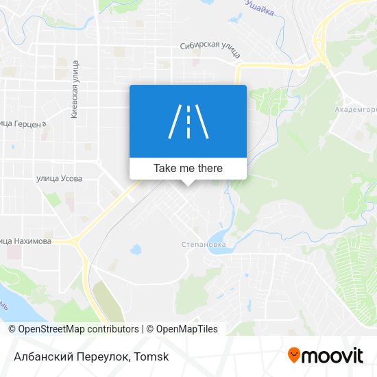 Албанский Переулок map