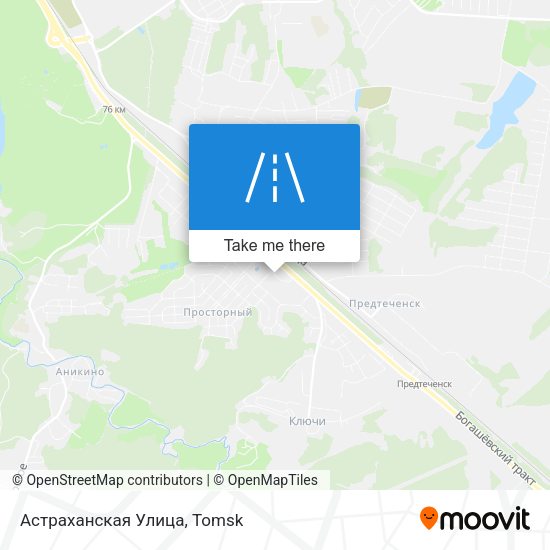 Астраханская Улица map