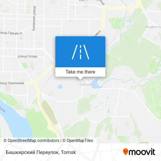 Башкирский Переулок map