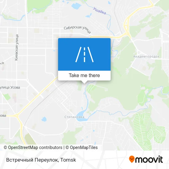 Встречный Переулок map