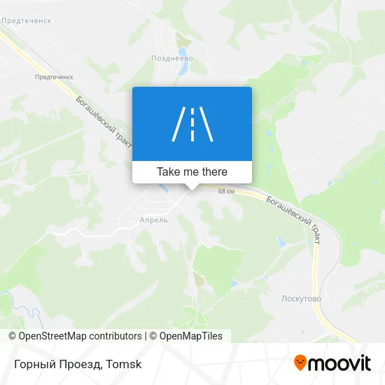 Горный Проезд map