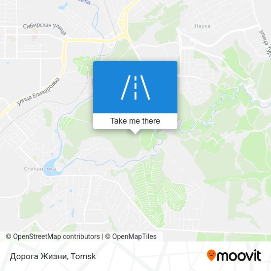 Дорога Жизни map