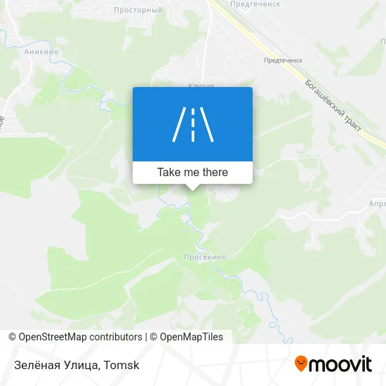 Зелёная Улица map