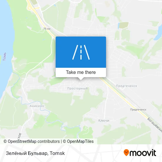 Зелёный Бульвар map