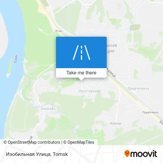 Изобильная Улица map