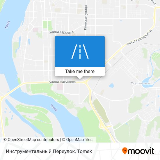 Инструментальный Переулок map