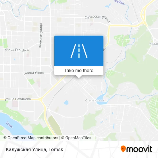 Калужская Улица map