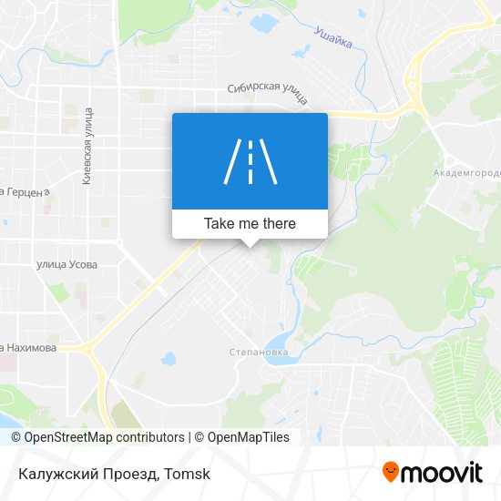 Калужский Проезд map