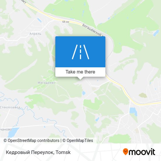 Кедровый Переулок map