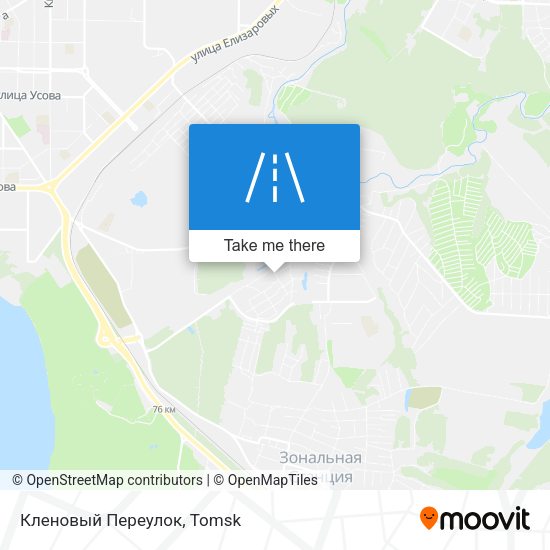 Кленовый Переулок map