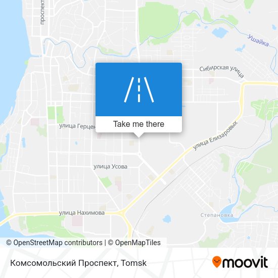 Комсомольский Проспект map