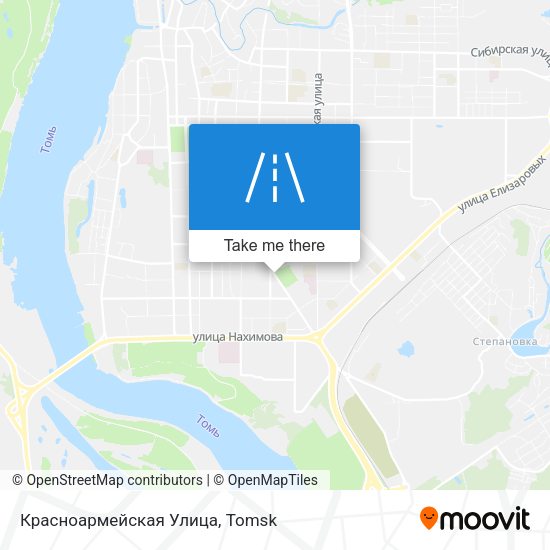 Красноармейская Улица map