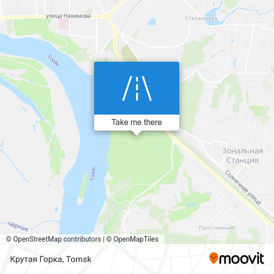 Крутая Горка map