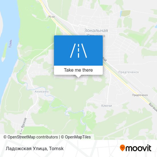 Ладожская Улица map