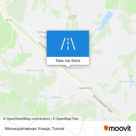 Мелиоративная Улица map