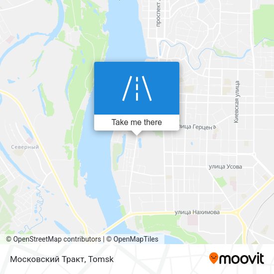 Московский Тракт map