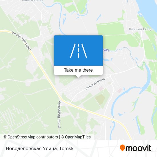 Новодеповская Улица map