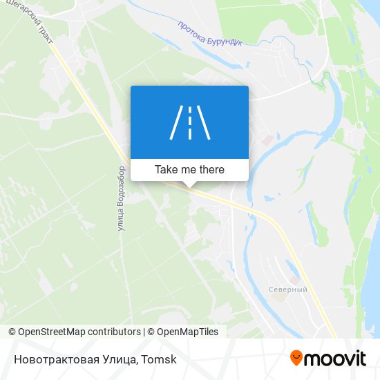 Новотрактовая Улица map