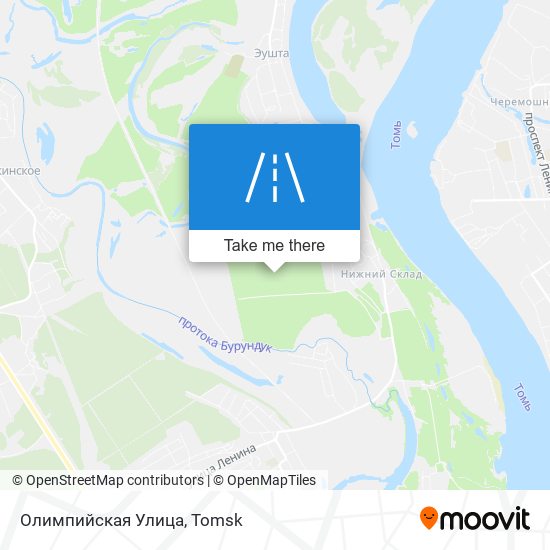 Олимпийская Улица map