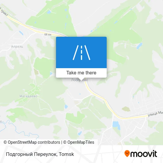 Подгорный Переулок map
