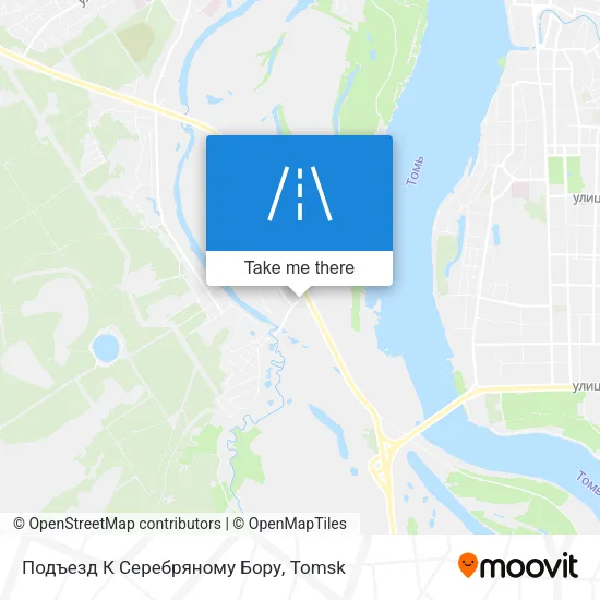 Подъезд К Серебряному Бору map