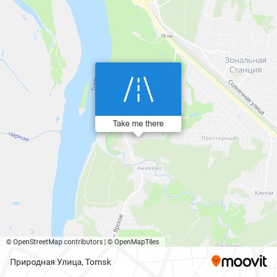 Природная Улица map