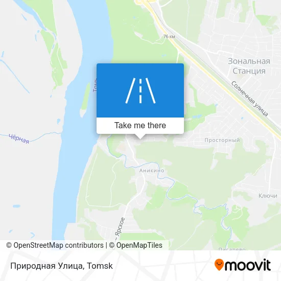 Природная Улица map