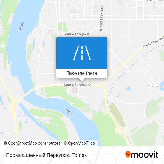 Промышленный Переулок map