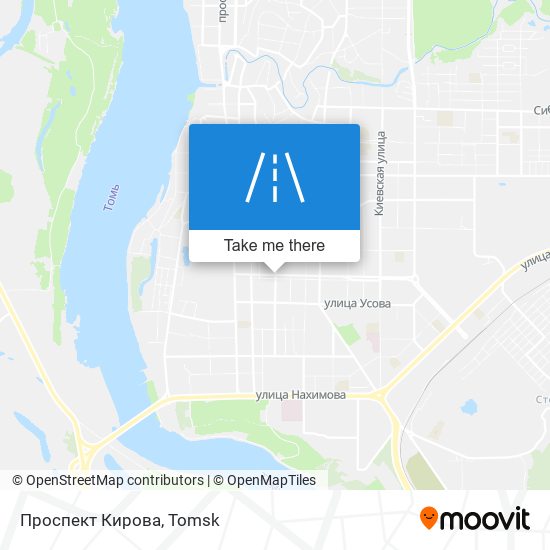 Проспект Кирова map