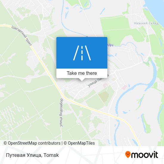 Путевая Улица map