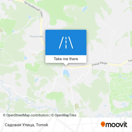 Садовая Улица map