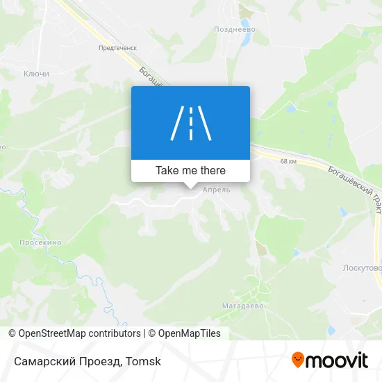 Самарский Проезд map