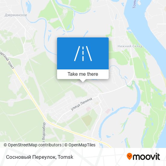 Сосновый Переулок map