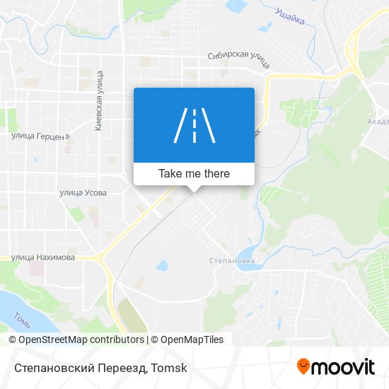 Степановский Переезд map