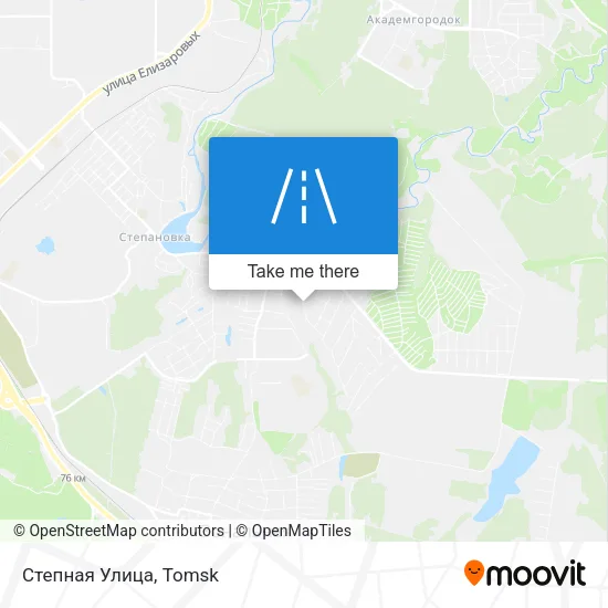 Степная Улица map