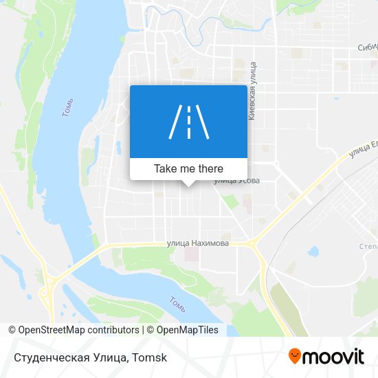 Студенческая Улица map