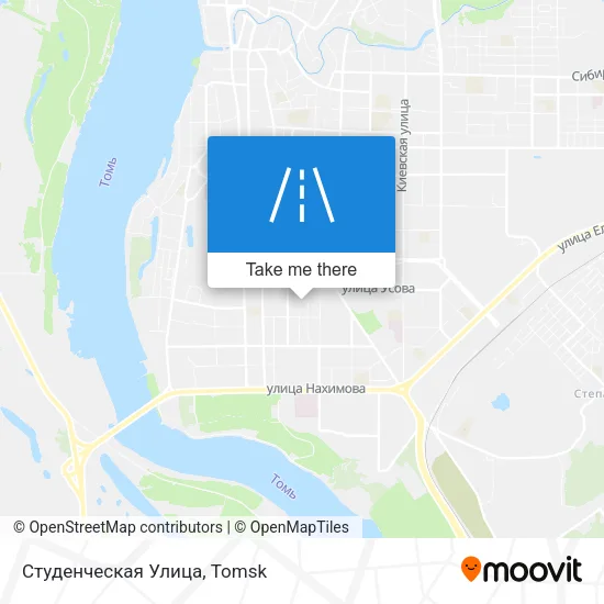 Студенческая Улица map