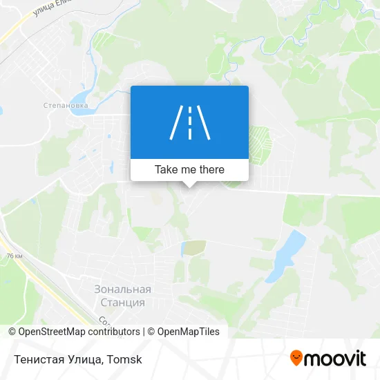 Тенистая Улица map